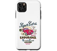 Rallye d'endurance de Super Cars d'époque d'un océan à l'autre Depuis 1956 Coque pour iPhone 11 Pro Max