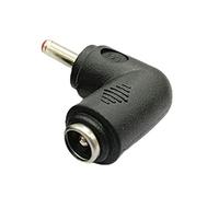 Ralondbey 90 degrés 5,5 x 2,1 mm à 3,5 x 1,35 mm adaptateur d'alimentation femelle vers mâle convertisseur de charge connecteur pour ordinateurs portables