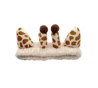 Ralondbey Bandeau spa en forme de girafe pour femme - Bandeau de maquillage doux pour le bain, la douche, le lavage du visage