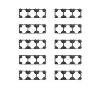 Ralondbey Lot de 10 supports de piles au lithium 26650 empilables pour une efficacité spatiale et des propriétés résistantes aux chocs