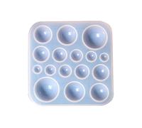 Ralondbey Moule en résine époxy brillant brillant rond ornement en résine époxy, moule en silicone pour bagues, pendentifs, bijoux pour cadeau de Saint-Valentin, loisirs créatifs, moules en silicone