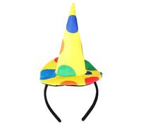 Ralondbey Serre-tête de clown à pois pour adultes et enfants - Pour cosplay, fête costumée, jeu de rôle - Accessoire de costume d'Halloween - Accessoires de cheveux pour femmes et filles