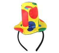Ralondbey Serre-tête de clown à pois pour adultes et enfants - Pour cosplay, fête costumée, jeu de rôle - Accessoire de costume d'Halloween - Accessoires de cheveux pour femmes et filles
