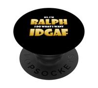 Ralph Costume IDGAF Funny Meme Halloween Costume for Ralphy PopSockets PopGrip Adhésif