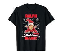 Ralph Fait de la Magie de Noël Son nom Ralph GNOME T-Shirt Graphique avec Valeur