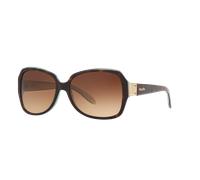 Ralph Femme Sunglass RA5138 - Couleur du Monture: Havana, Couleur de Lentille: Dégradé Marron