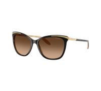 Ralph Femme Sunglass RA5203 - Couleur du Monture: Noir, Couleur de Lentille: Dégradé Marron