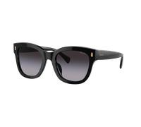 Ralph Femme Sunglass RA5301U - Couleur du Monture: Noir brillant, Couleur de Lentille: Dégradé Gris