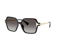 Ralph Femme Sunglass RA5319U - Couleur du Monture: Noir brillant, Couleur de Lentille: Dégradé Gris