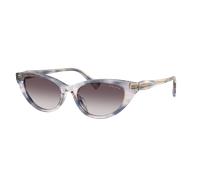 Ralph Femme Sunglass RA5352U - Couleur du Monture: Rayé Gris, Couleur de Lentille: Dégradé Gris