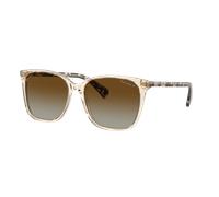 Ralph Femme Sunglass VVCV - Couleur du Monture: Marron transparent brillant, Couleur de Lentille: Brun dégradé polarisé
