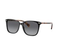 Ralph Femme Sunglass VVCV - Couleur du Monture: Noir brillant, Couleur de Lentille: Brun dégradé polarisé