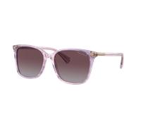 Ralph Femme Sunglass VVCV - Couleur du Monture: Rayures Pourpre, Couleur de Lentille: Violet Polarized