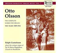 Ralph Gustafsson Complete Works for Organ, The: 1909 - 1911 (Gustafsson) (CD)