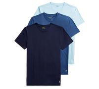 Polo Ralph Lauren Maillots de corps Crew Lot de 3 manches courtes Bleu XXL