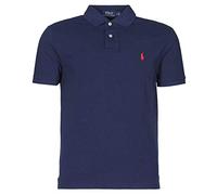 Vêtements Polo Ralph Lauren Polo coupe ajustée en piqué 710782592 pour Homme M Bleu