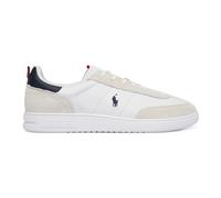 Ralph Lauren - Bedford Leather-Suede Baskets - Homme - Chaussures - Blanc - Taille: 41 EU