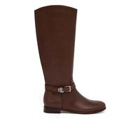 Ralph Lauren - Bottes hautes Brooke - Femme - Chaussures - Brun - Taille: 35 1/2 EU