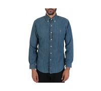 Ralph Lauren - Button Down Shirt Custom Fit - Homme - Chemises - Bleu - Taille: 2XL