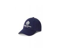 Ralph Lauren - Casquette de baseball en sergé avec écusson brodé - Homme - Accessoires - Bleu - Taille: ONE Size