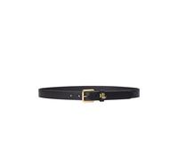 Ralph Lauren - Ceinture en cuir - Femme - Accessoires - Noir - Taille: L