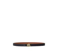 Ralph Lauren Ceinture 412912038 logo réversible en cuir noir Taille L Femme
