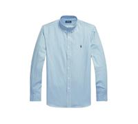 Ralph Lauren - Chemise Popeline Rayée Coupe Sur Mesure - Homme - Chemises - Bleu - Taille: XL