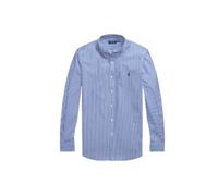 Ralph Lauren - Chemise Popeline Stretch à Rayures Bengal - Homme - Chemises - Bleu - Taille: S