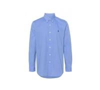 Ralph Lauren - Chemise Popeline Stretch Coupe Ajustée - Homme - Chemises - Bleu - Taille: L