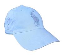 Ralph Lauren Classic Sport Casquette de baseball Big Pony Bleu clair Taille unique