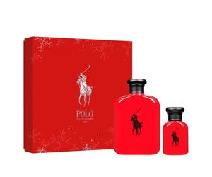Ralph Lauren Coffret Polo Red Eau De Toilette pour Homme, 125 ml + 15 ml Miniature