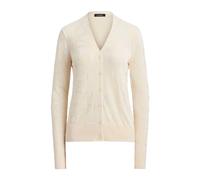 Ralph Lauren - Denzel Long Sleeve Cardigan - Femme - Pulls - Beige - Taille: 38 FR
