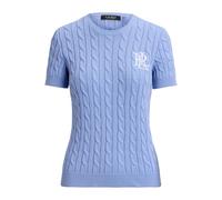 Ralph Lauren - Eyelah Short-sleeve Pullover - Femme - Pulls - Bleu - Taille: 36 FR