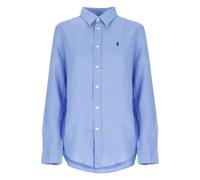 Ralph Lauren, Femme, Blouses et Chemises, Bleu, Taille: 36 FR Chemise en Lin