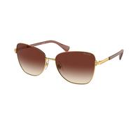 Ralph Lauren Femme RA4146 945813 Lunettes de soleil Métal Or Marron Papillon Normale Ombré