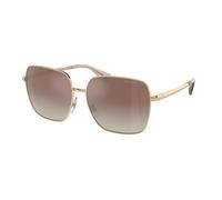 Ralph Lauren Femme Ralph Lauren RA4142 9116B8 Lunettes de soleil Métal Or Marron Carré Normale Ombré