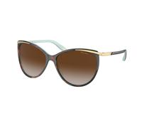 Ralph Lauren Femme Ralph Lauren RA5150 RA 5150 601/3B Lunettes de soleil Acétate Marron Marron Cat Eye Normale Ombré