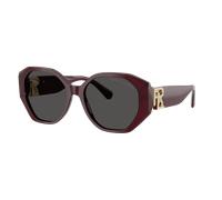 Ralph Lauren Femme Sunglass RL8220 The Juliette - Couleur du Monture: Bordeaux uni, Couleur de Lentille: Gris foncé