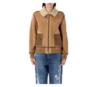 Ralph Lauren, Femme, Vestes, Beige, Taille: 36 FR Morrison Shearling Jacket