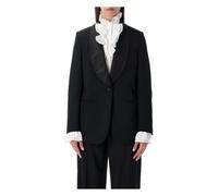 Ralph Lauren, Femme, Vestes, Noir, Taille: 34 FR Veste de smoking Sutton en grain de poudre