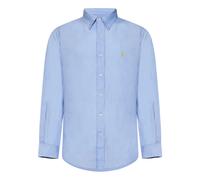 Ralph Lauren, Homme, Chemises, Bleu, Taille: 2XL Chemise Boutonnée en Lin Bleu Clair