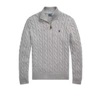 Vêtements Polo Ralph Lauren Pull torsadé en coton 710810841 pour Homme XL Gris