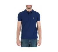 Ralph Lauren, Homme, Tops, Bleu, Taille: S Polo Coupe Slim Personnalisée