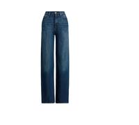 Ralph Lauren - Jean Large Taille Haute - Femme - Jeans - Bleu - Taille: 32 FR
