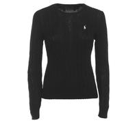Ralph Lauren - Julianna Cable Knit Sweater - Femme - Pulls - Noir - Taille: 36 FR