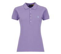 Ralph Lauren - Julie Slim Short Sleeve Polo - Femme - Tops - Violet - Taille: 38 FR