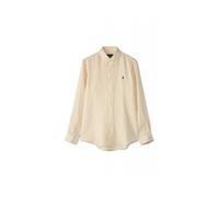 Ralph Lauren - Linen Long Sleeve Shirt - Homme - Chemises - Beige - Taille: 2XL