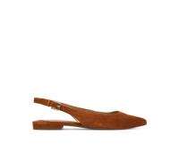 Ralph Lauren - Londyn Slingback Flat - Femme - Chaussures - Brun - Taille: 36 EU