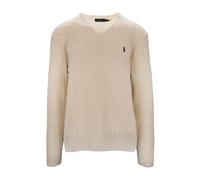 Polo Ralph Lauren pull homme beige laine - M