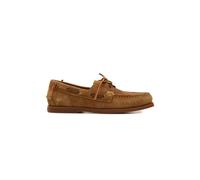Ralph Lauren - Merton Leather Boat Shoe - Homme - Chaussures - Brun - Taille: 41 EU